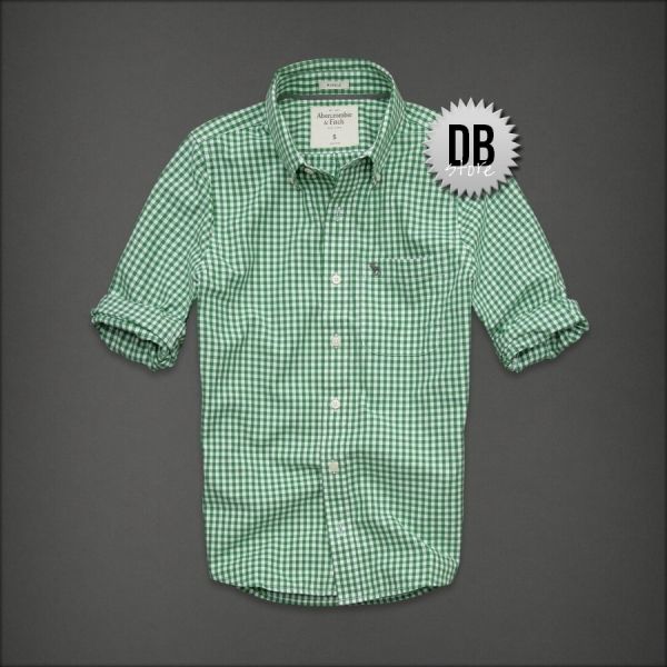 CAMISA SOCIAL MASCULINA - AMBERCOMBRIE & FITCH
