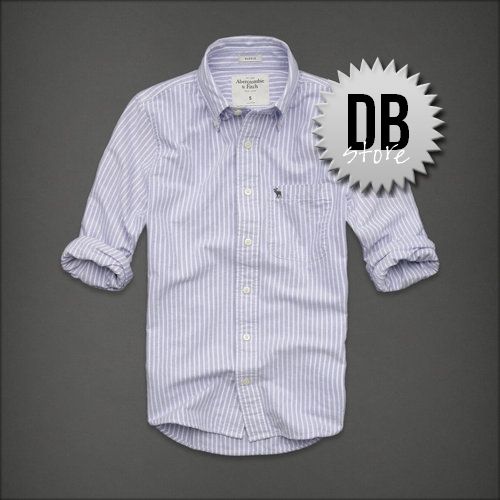 CAMISA SOCIAL MASCULINA - AMBERCOMBRIE & FITCH